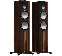 Monitor Audio Gold 500 6G macassar (confezione da 2) - Diffusore a colonna, 300 W, Bass-reflex, 4 ohm