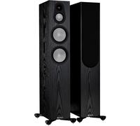 Monitor Audio Silver 300 7G rovere nero (confezione da 2) Numero di canali 3 Tipo di carico Bass-reflex Impedenza 8 ohm Potenza ammissibile 200 W - Diffusore a colonna