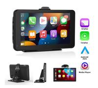MONITOR AUTO CARPLAY ANDROID AUTO PORTATILE BT AUX NAVIGATORE USB WIRELESS TOUCH