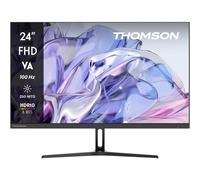 Thomson Monitor 24 pollici Full HD, frequenza di aggiornamento 100Hz, pannello VA, contrasto 4000:1, HDMI, Low Blue Light, supporto VESA 75x75, nero, M24FB2Y14