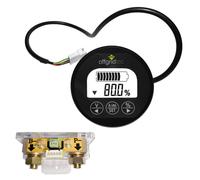 Monitor batteria Shunt 350A 8V-120V con retroilluminazione Offgridtec
