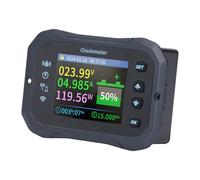 Monitor Batteria WiFi con Shunt, 10-100 V 0-50 A Rilevamento Bidirezionale Multimetro Bluetooth Voltmetro Amperometro, Misuratore di Energia di Potenza Tensione Corrente Digitale