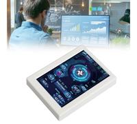 Monitor CPU del Computer, Monitor della Temperatura del Computer Schermo IPS Multifunzionale con Oscuramento Continuo da 3,5 Pollici per Desktop