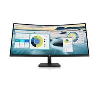 Monitor curvo 34 pollici LED VA 21:9 contrasto 3.500:1 con 1 HDMI, 1 DisplayPort e 6 USB nero - HP P34hc G4