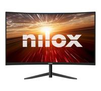 Nilox NXM24CRV2001 Monitor Curvo 24", Full HD, Schermo Gaming 200Hz, Monitor PC con Tecnologia VA, Connessioni HDMI 2.1 e DP 1.4