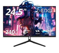 Monitor da gioco da 24,5 pollici, 240 Hz, Z-Edge UG25F FHD 1920 x 1080, LED senza cornice da 1 ms, porta DP x1 HDMI x2, HDR, rapporto di contrasto 5000:1