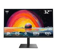 KTC H32T13 Monitor da gioco da 32 pollici, 2560x1440 QHD 16:9, frequenza di aggiornamento di 100Hz, precisione dei colori vivaci, connettività versatile con due porte HDMI e una porta DP - Nouvo