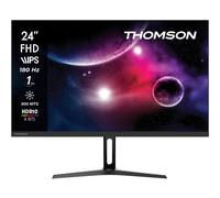 Thomson Monitor 24 pollici Full HD Gaming, pannello IPS 180Hz, tempo di risposta 1 ms, Dual HDMI, Adaptive Sync, supporto VESA 75x75, nero, M24FG2Y14