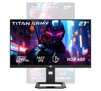Monitor da gioco TITAN ARMY P2710S, schermo LCD IPS veloce da 27 pollici 2560 x 1440 16:9, frequenza di aggiornamento 240 Hz, GTG 1 ms, HDR 400, Adaptive-Sync, Dynamic OD, modalità di gioco e 10 modal