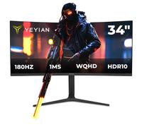 Monitor da gioco Yeyian YMC-FV234-M1 34" WQHD 180Hz HDR10 compatibile FreeSync/G-Sync curvo