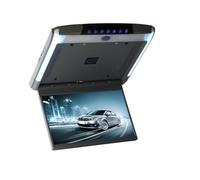 Monitor da tetto for auto 12,5 pollici, schermo HD 1080P, lettore MP5, IPS con luce ambientale blu(Grey)