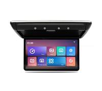 Monitor da tetto for auto 13,3 pollici, schermo HD 1080P, pulsante touch IPS, luce ambientale a 16 colori, SD FM(Black)