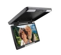 Monitor da tetto for auto 15,4 pollici con schermo LCD ribaltabile, display multimediale for montaggio a soffitto sul(Black)