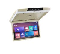 Monitor da tetto for auto 17,3 pollici, schermo IPS HD 1080P con luce ambientale(Beige)