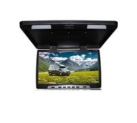 Monitor da tetto for auto 22 pollici Schermo ribaltabile in alto Multimedia Video Montaggio su a soffitto Display incorporato IR USB FM Viaggi in famiglia(19 inch black MP5)