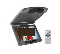 Monitor Da Tetto For Auto 9 Pollici Con Schermo LCD Ribaltabile, Display Multimediale For Montaggio A Soffitto Sul(Gray)