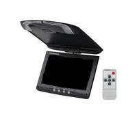 Monitor Da Tetto For Auto 9 Pollici Con Schermo LCD Ribaltabile, Display Multimediale For Montaggio A Soffitto Sul Facile Da Installare Per I Viaggi(Black)
