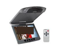 Monitor Da Tetto For Auto 9 Pollici Con Schermo LCD Ribaltabile, Display Multimediale For Montaggio A Soffitto Sul Facile Da Installare Per I Viaggi(Gray)
