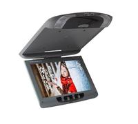 Monitor da tetto for auto da 9 pollici con schermo LCD ribaltabile, display multimediale for montaggio a soffitto sul tetto(Grey)