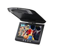 Monitor da tetto for auto da 9 pollici con schermo LCD ribaltabile, display multimediale for montaggio a soffitto sul tetto(Black)