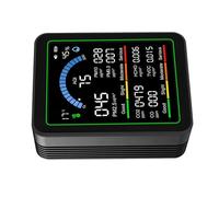 Monitor d'aria Misuratore di CO2 Rilevatori di anidride carbonica CO2 TVOC HCHO PM2.5 PM 1.0 PM10 Temperatura Umidità Monitor Aria Interno