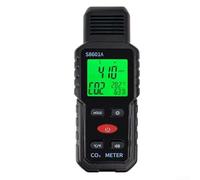 Monitor d'aria portatile compatto per misurare da 400 a 5000 ppm insieme a temperatura ambiente e umidità (S8601A)