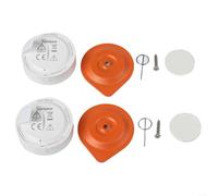 Monitor del clima interno con avvisi istantanei e archiviazione cloud compatibile con hub Zigbee 3.0 bianco, confezione da 2