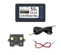 Monitor della capacità della batteria per camper con precisione dello 0,5%, ampia gamma di tensione 8-120 V e gestione corrente 750 A, per batterie al litio ferro fosfato 12V/48V