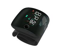 Monitor Della Pressione Sanguigna da Polso Digitale con Schermo LCD Touch, Monitoraggio Automatico Della Frequenza Cardiaca e Della Pressione