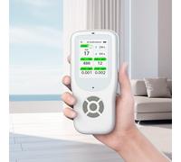 Monitor Della Qualità Dell'aria 9 In 1, Misuratore Di CO₂ Per Interni, Rilevatore Di PM2,5/PM1,0/PM10/HCHO/TVOC/temperatura/umidità, Analizzatori Di Gas In Tempo Reale, Con Allarme Sonoro, Per Casa