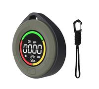 Monitor della qualità dell'aria, Mini Rilevatore Di Monossido Di Carbonio CO CO2 Qualità Dell'aria Monitor Portatile Schermo LED HD Ricarica USB