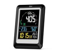 Monitor della qualità dell'aria, Monitor a qualità 'aria 5 in 1 Misuratore di CO2 Rilevatore in tempo reale Misuratore di anidride carbonica Rilevatore digitale di umidità di temperatura per casa, hot