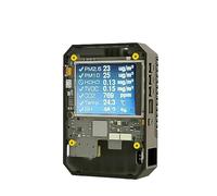 Monitor della qualità dell'aria, Rilevatore di formaldeide dell'aria Sensore monitoraggio della qualità Home PM2.5 Tester con guscio per la casa