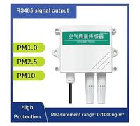 Monitor della qualità dell'aria, Sensore di qualità dell'aria Temperatura e umidità PM2.5PM10 Rilevatore gas inquinamento industriale Trasmettitore particelle polvere per la casa(RS485 output)