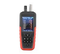 Monitor della qualità dell'aria, TC-8200 Contatore di particelle di polvere PM2.5 PM10 Rilevatore di concentrazione di polvere Tester Misuratore di umidità e temperatura per casa, hotel, ufficio, auto