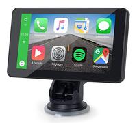 Monitor della telecamera di backup, 2023 Più recente Wireless Carplay e Auto, autoradio portatile touch screen Full HD da 7 pollici(Without camera)