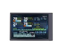 Monitor della temperatura del computer | schermo IPS da 3,5 pollici con doppio USB | AIDA64 monitor della temperatura del computer portatile, monitor pannello del sensore display della