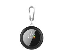 Monitor di anidride carbonica a qualità 'aria + allarme con tester di CO2 400-5000 PPM-NDIR (nero)(Noir)