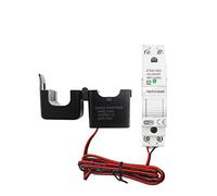 Monitor di energia domestica a cablaggio semplice, Tuya Smart WiFi/Zigbee Elettricità KWH Contatore Din Rail Monofase AC 50A 63A CT AC Meter App Monitor in tempo reale Potenza con registrazione e cari