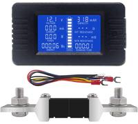 Monitor Di Energia Multimetro LCD Digital Voltage Current Cap Ohm Hour SOC Meter