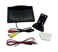 Monitor di parcheggio inverso display widescreen da 5 pollici, due ingressi video, formato NTSC, configurazione da 12 a 24 per