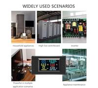 Monitor di potenza digitale multifunzionali Misurazione accurata dei parametri elettrici facili da usare per ottimizzare l'uso energetico Analisi del fattore di potenza