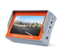 Monitor di prova CCTV, Tester CCTV 8MP 4 In 1 Monitor Telecamera Da 5 Pollici 4K AHD/CVI/TVI CVBS Analogico Con Ingresso HDMI VGA Test Cavo UTP,for telecamere CCTV Tester Ingresso