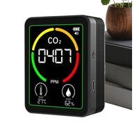 Monitor di qualità 'aria interna,Rilevatore digitale di umidità e temperatura, misurazione della qualità 'aria | per casa, camera da , hotel, viaggi, ufficio, scuola e ospedale