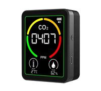 Monitor Di Qualità 'aria - Tester Digitale di Temperatura E Umidità, Sensore Di Precisione, Rilevatore D'aria Interni Compatto, Monitor Ambientale Multifunzione | Per La Casa, Il Cham