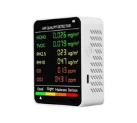 Monitor di qualità interna,Monitor portatile per spazi confinati puliti con allarmi 7X,Beep portatile per PM2.5,PM AQI in tempo reale