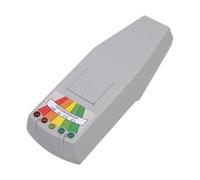 Monitor di Radiazioni Elettromagnetiche Emf Portatile Compatto Bianco | Plastica, Avvisi Visivi, per Controlli in Ufficio e Manutenzione Edifici, Uso Linee Elettriche e Router Wifi