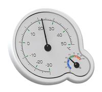 Monitor di temperatura e umidità | Doppio quadrante analogico termografico igrometro | Termometro ambiente - Elimina il termometro igrometro su scala | Termostato interno -igrometro domestico