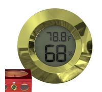 Monitor di temperatura e umidità,Monitor di temperatura e umidità | Igrometro digitale umidificatore,Igrometro interno rotondo, sensore di umidità, monitor di temperatura, lettore di umidità
