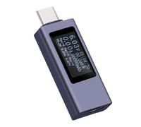 Monitor di tensione di ricarica USB - Analizzatore di potenza portatile di tipo C, rilevatore di corrente preciso, pratico tester digitale | Contatore funzionale per caricabatterie di telefoni e